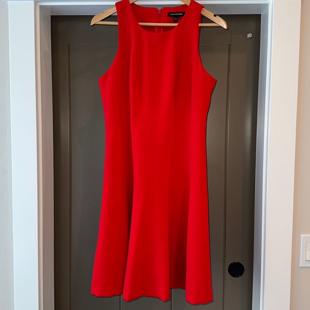 Banana Republic red dress
